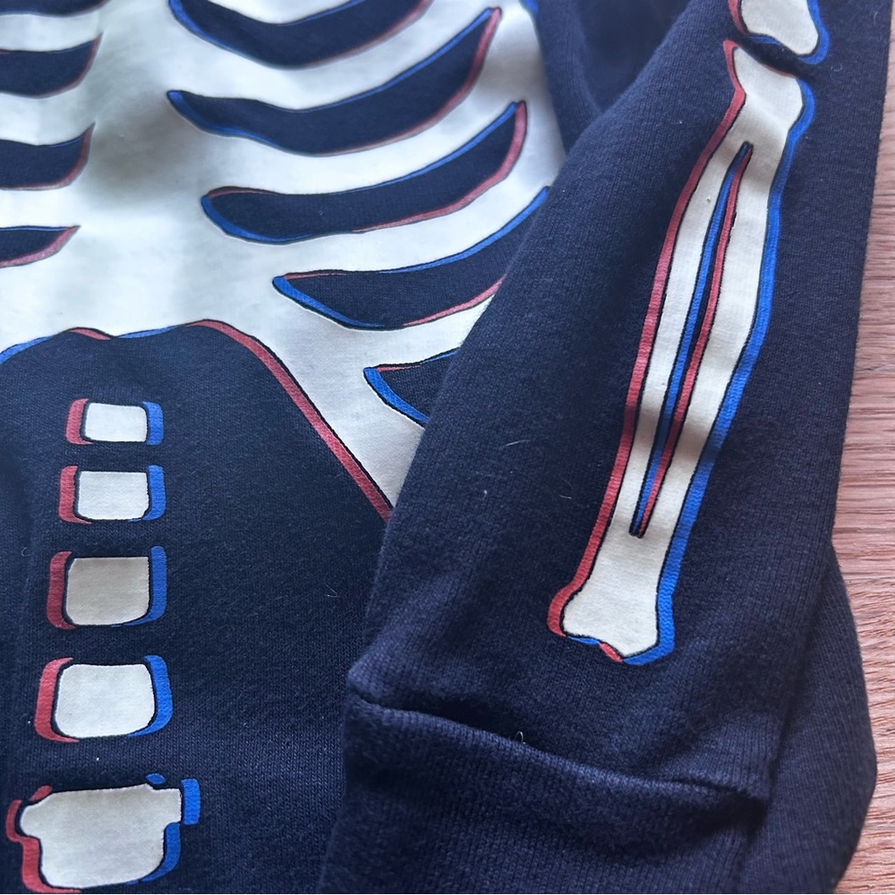 GAP Baby—Organic Glow-in-the-Dark Skeleton Pajamas—4T